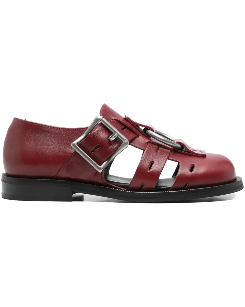 Martine Rose Bondage Belt Sandalen - Rot Rot