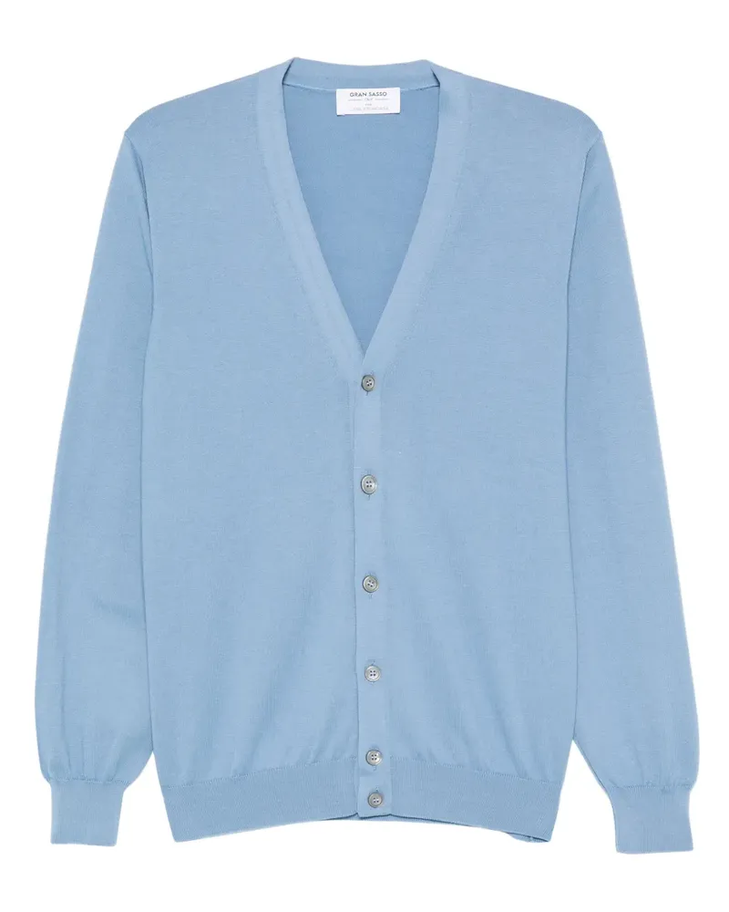 Gran Sasso V-neck cardigan - Blau Blau