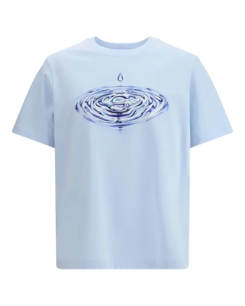 Casablanca Paris Drip T-shirt - Blau Blau