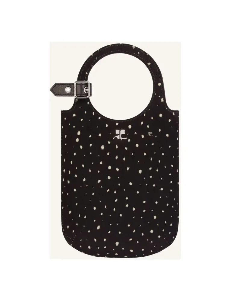 Courrèges Kleine Holy Medusa Tote Bag - Schwarz Schwarz