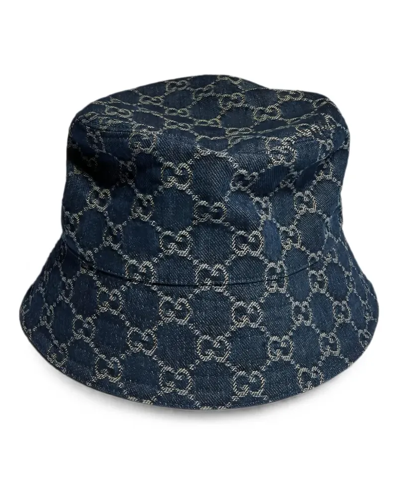 Gucci GG Fischerhut aus Denim - Blau Blau