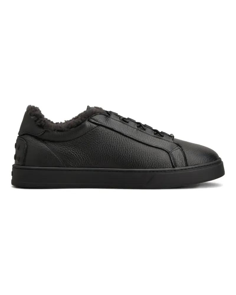 TOD'S Sneakers aus Leder - Schwarz Schwarz