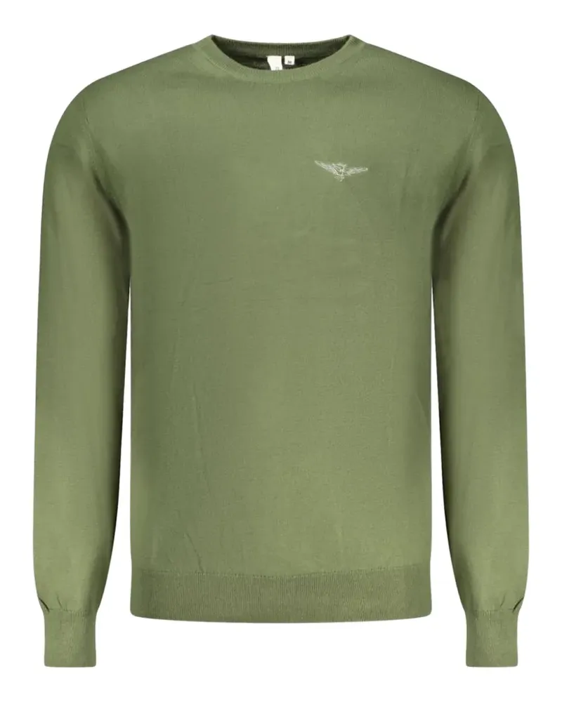 Aeronautica Militare logo-embroidered sweater - Grün Grün