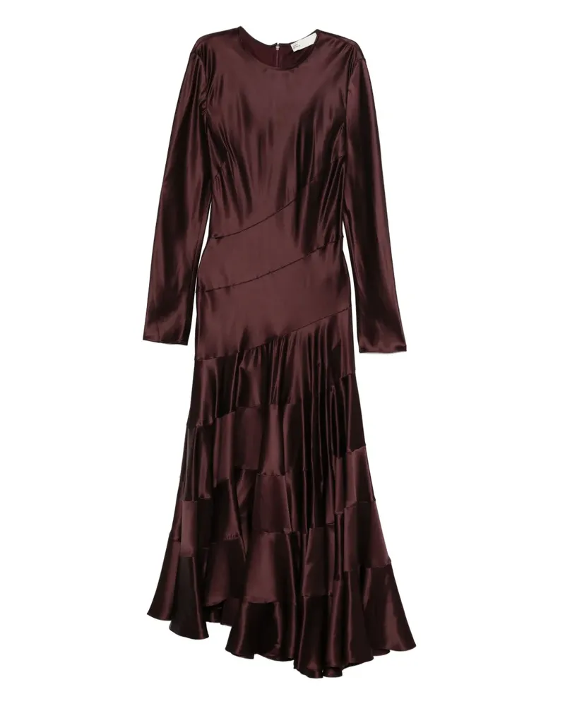 Tory Burch tiered panelled dress - Rot Rot