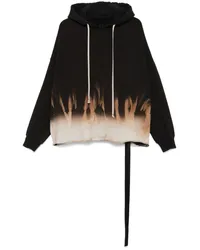 DRKSHDW by Rick Owens Crater Hoodie Schwarz