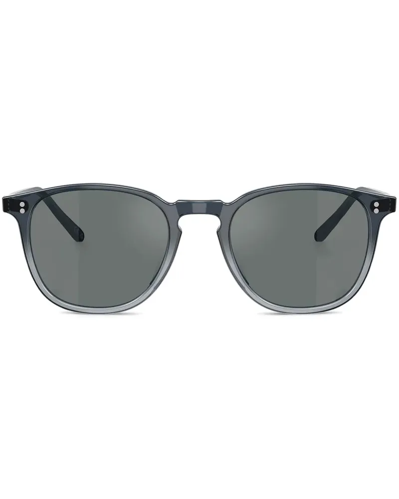 Oliver Peoples Finley 1993 Sun Sonnenbrille mit eckigem Gestell - Blau Blau