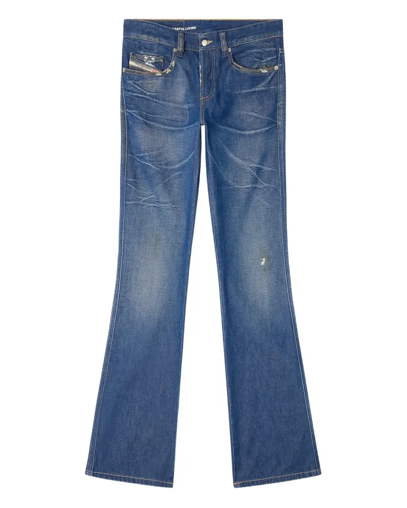 Diesel Bestickte Bootcut-Jeans - 01 01