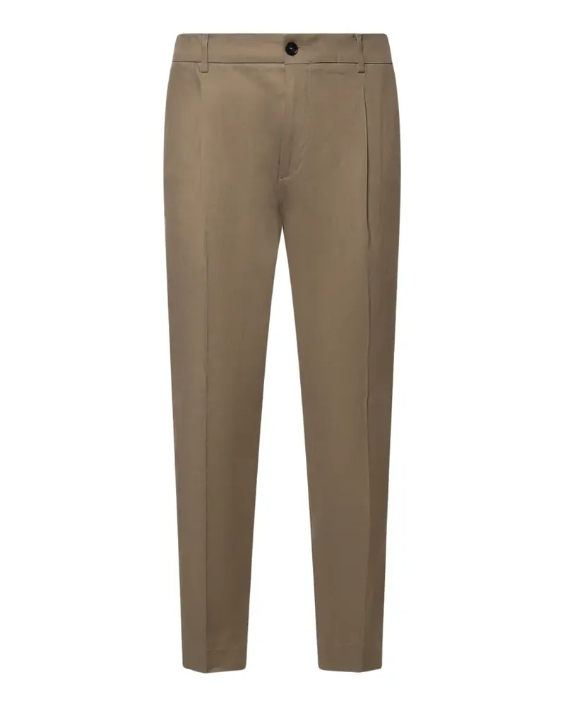 Be Able New Riccardo Tapered-Hose mit Falten - Braun Braun