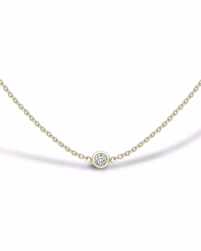 Pragnell 18kt Gelbgoldhalskette mit Diamanten Gold