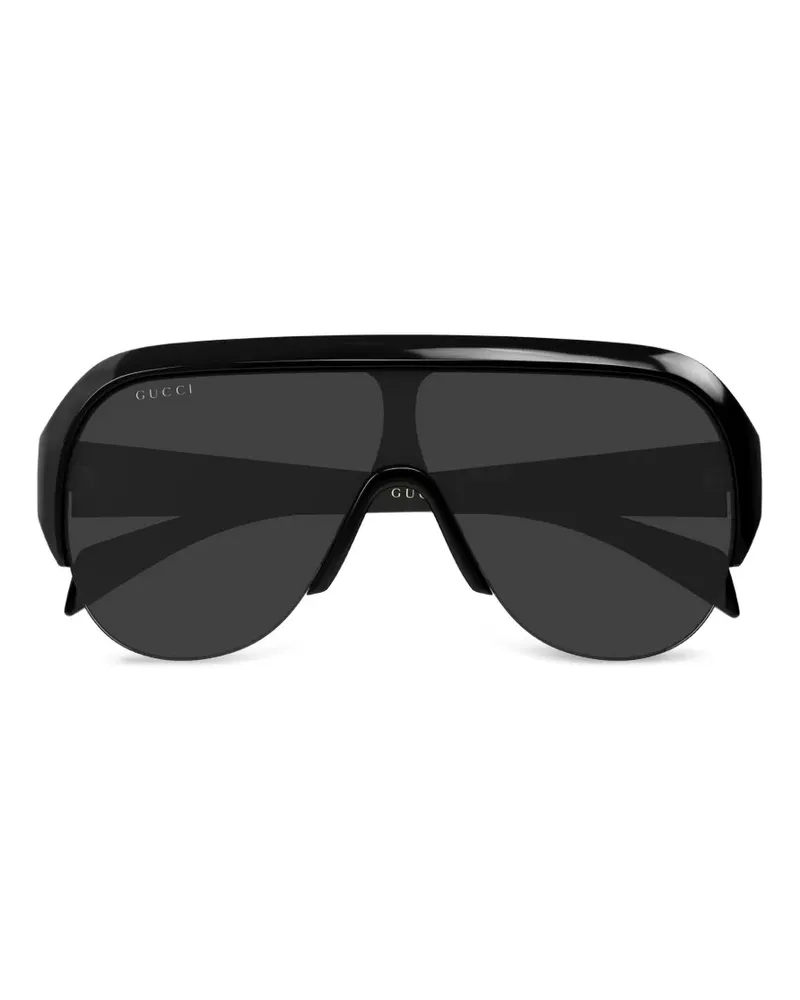Gucci oversized-frame sunglasses - Schwarz Schwarz