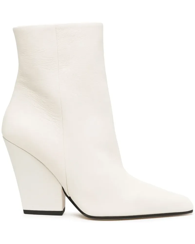 Paris Texas Dallas Stiefeletten 90mm - Weiß Weiß