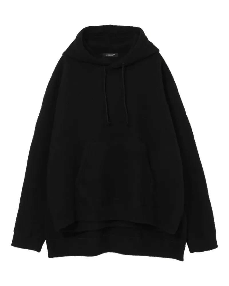 Undercover Texturierter Hoodie - Schwarz Schwarz