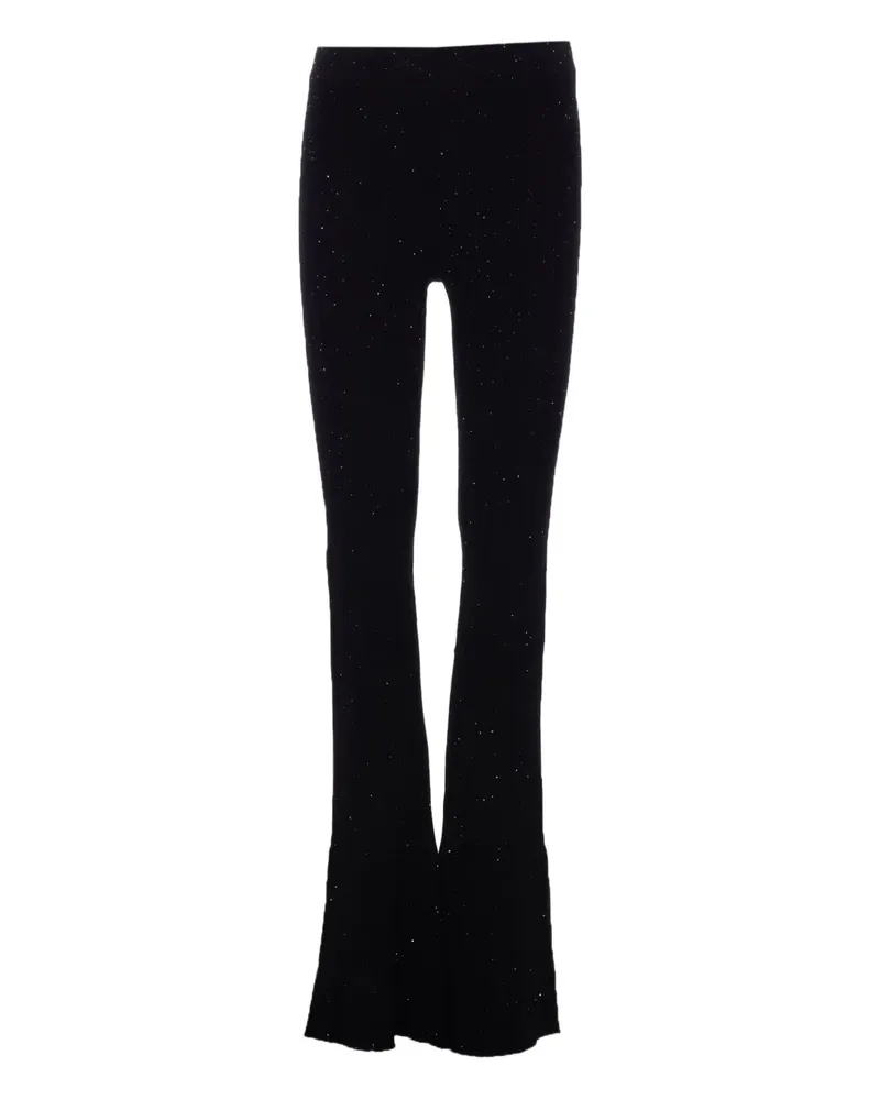 Pinko Hose mit Kristallverzierung - Schwarz Schwarz