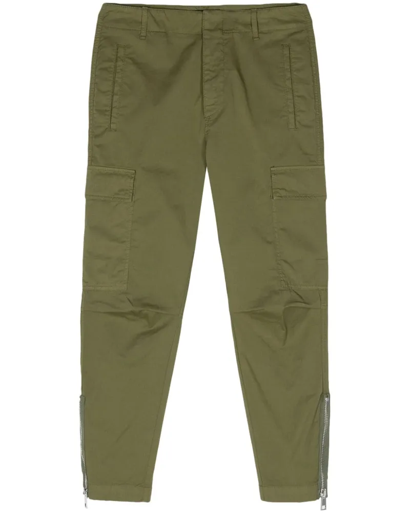 Dondup Klassische Cropped-Cargohose Grün