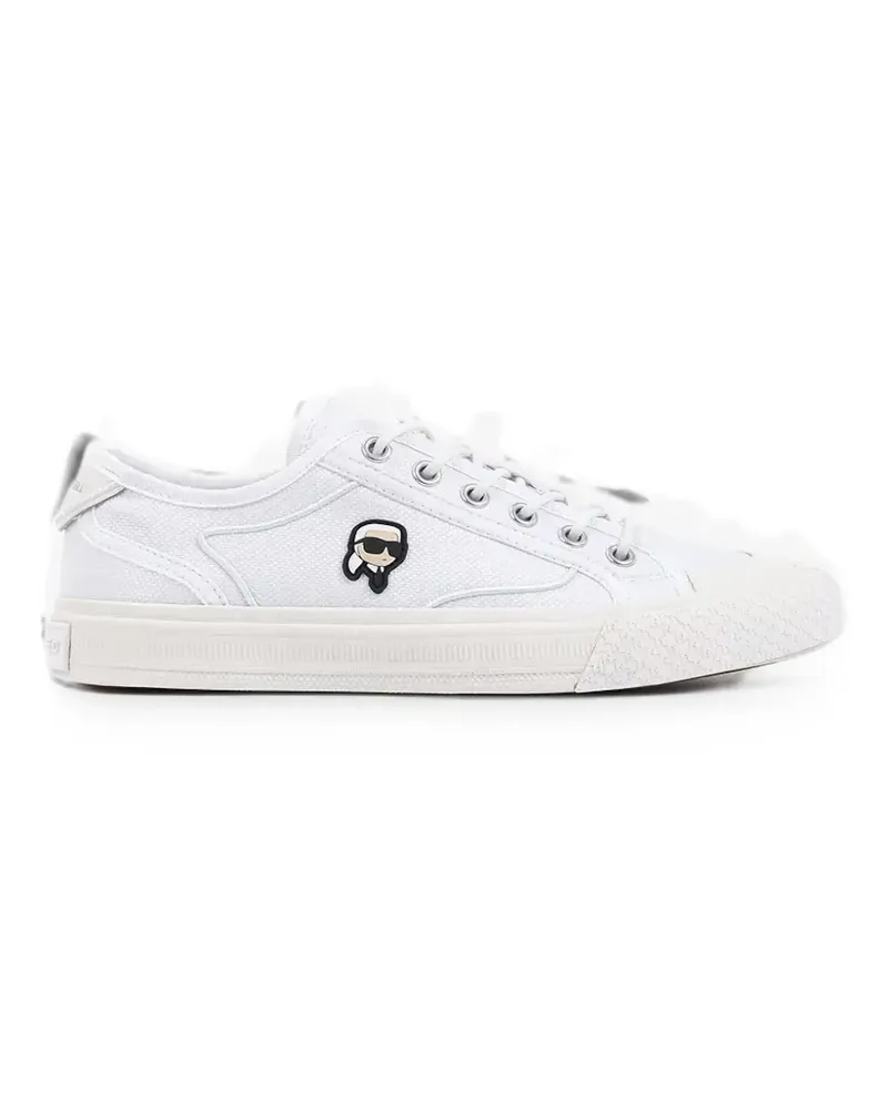 Karl Lagerfeld Rae logo-patch sneakers - Weiß Weiß