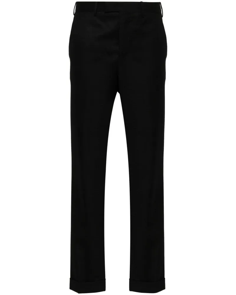 PT TORINO Klassische Tapered-Hose Schwarz