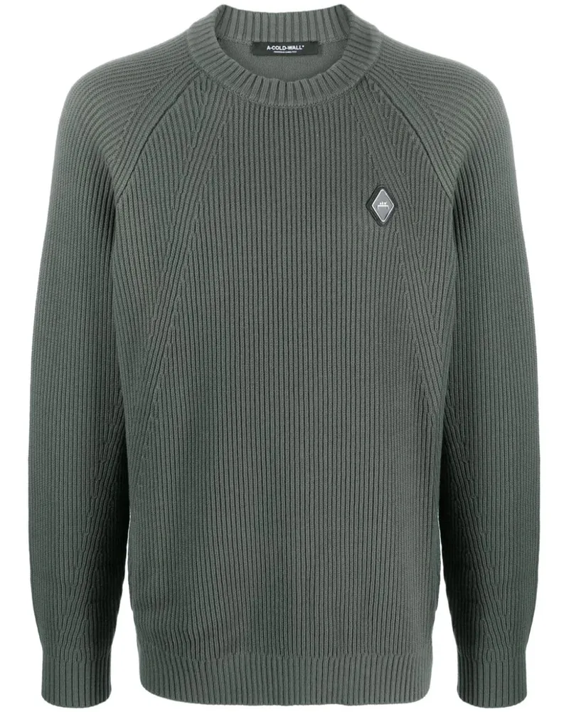 ACW* Gestrickter Windermere Pullover - Grün Grün