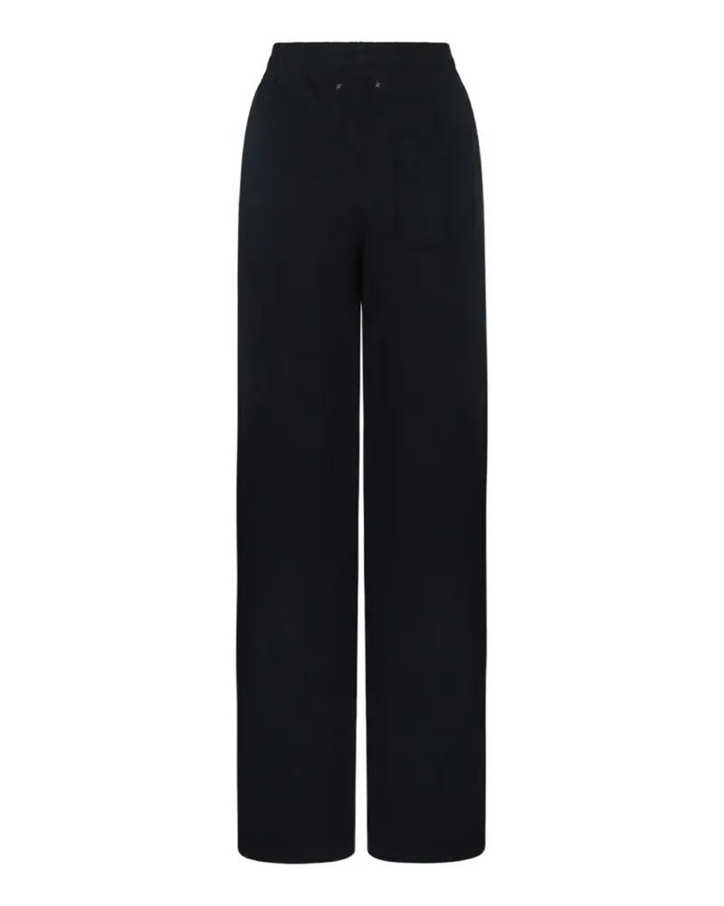 Golden Goose Weite Jogginghose mit Logo-Schild - Blau Blau