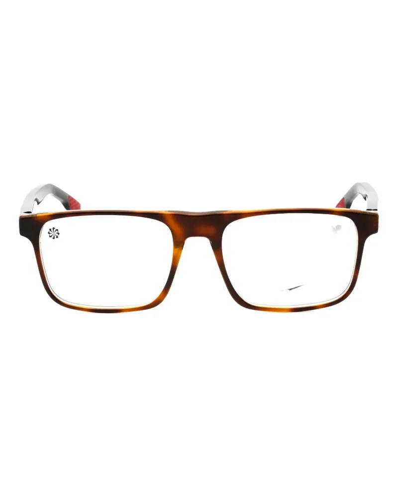 Nike Brille mit eckigem Gestell - Braun Braun