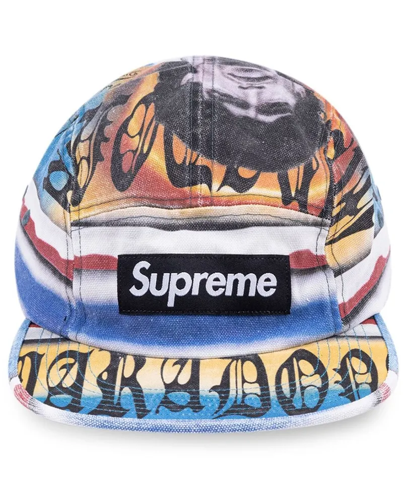 Supreme Being Maradona Camp Baseballkappe - Blau Blau