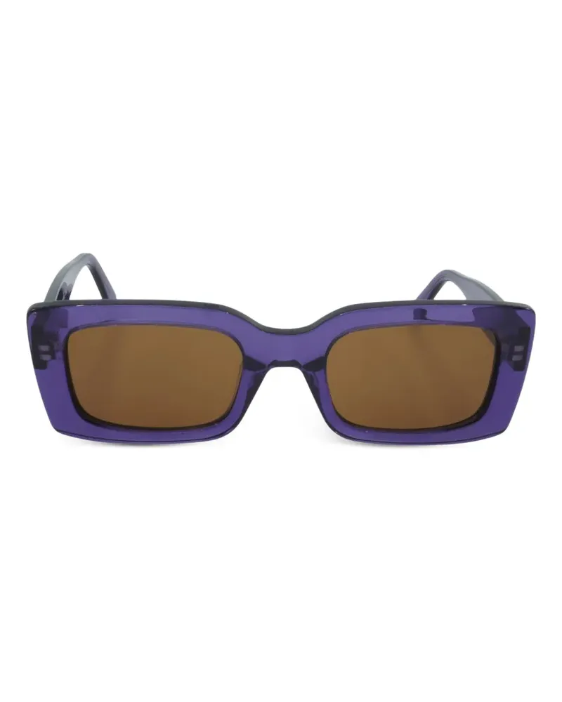 MCM Sonnenbrille mit eckigem Gestell - Violett Violett
