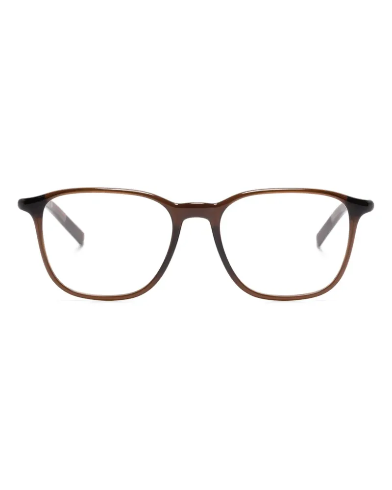 Montblanc Brille mit eckigem Gestell - Braun Braun
