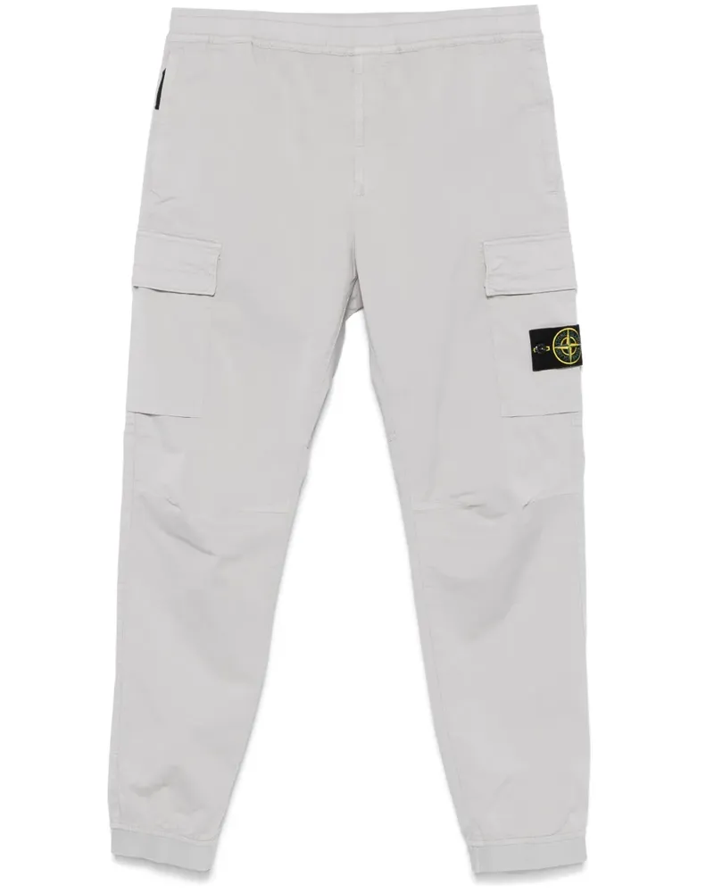 Stone Island Cargohose aus Twill - Grau Grau