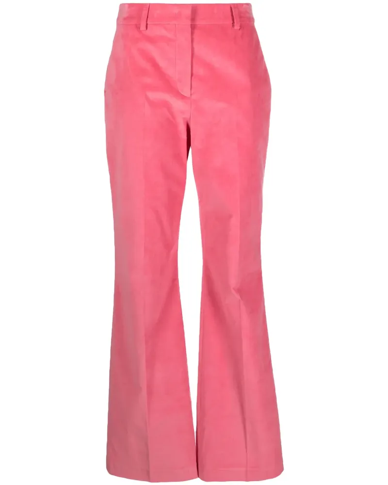 Paul Smith High-Waist-Hose aus Samt - Rosa Rosa