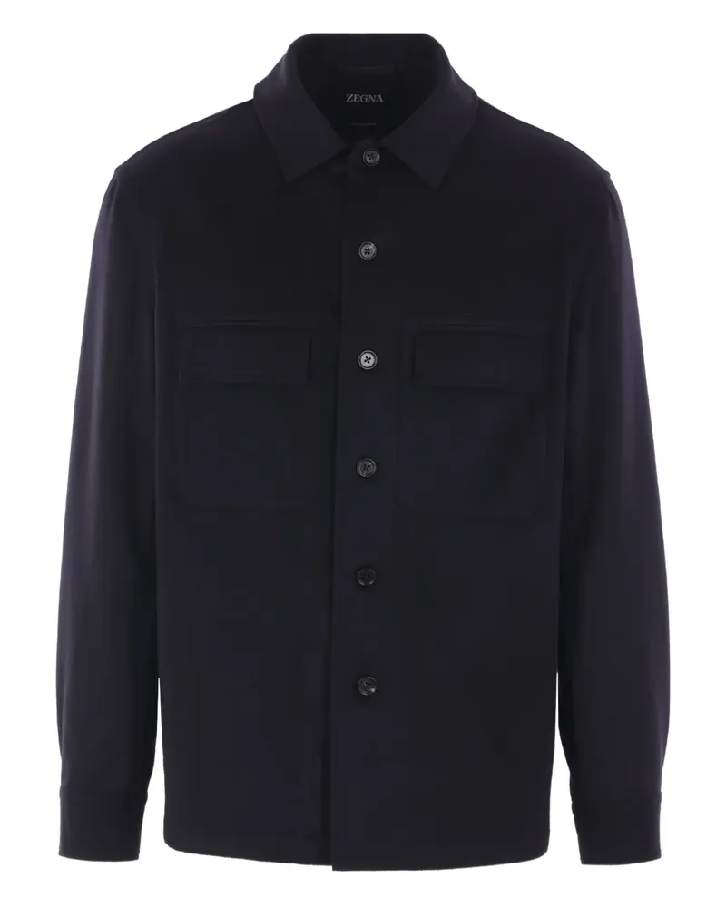 Ermenegildo Zegna Hemd aus Kaschmir - Blau Blau