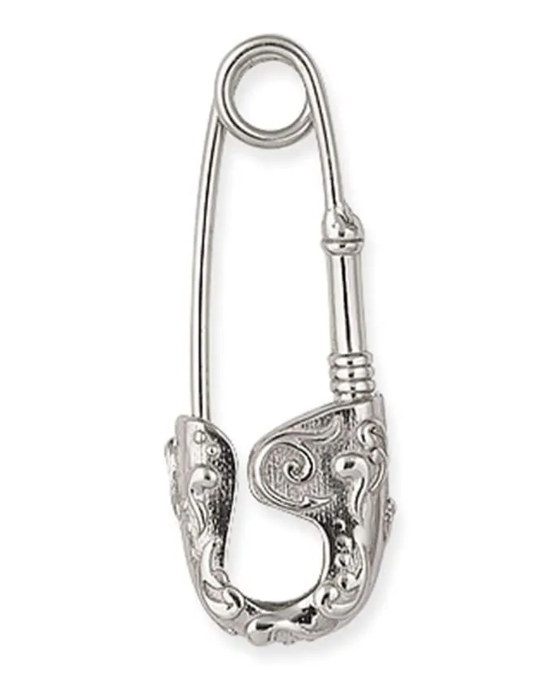 Emanuele Bicocchi Arabesque Sterlingsilberohrring mit Nadel Silber