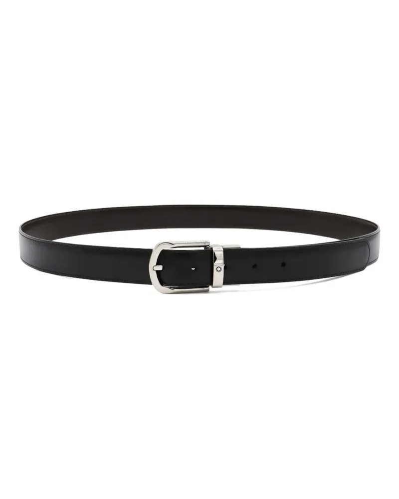 Montblanc logo-detail belt - Schwarz Schwarz