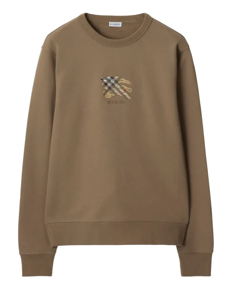 Burberry Sweatshirt mit Equestrian Knight-Check - Braun Braun
