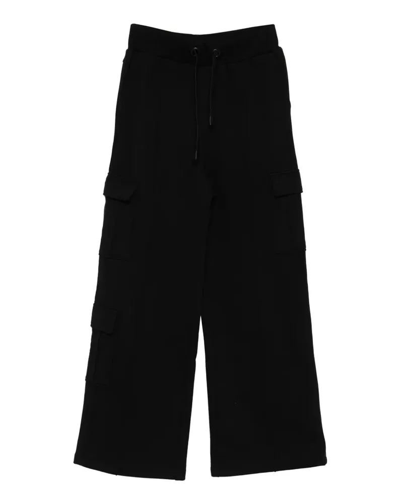 Patrizia Pepe cargo fleece track pants - Schwarz Schwarz