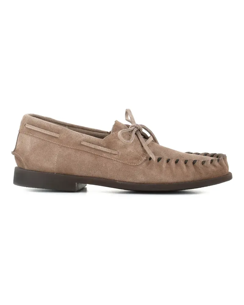 Alexander Hotto suede Derby shoes - Nude Nude