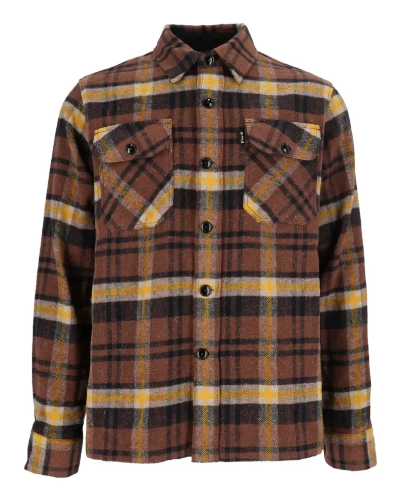 Schott N.Y.C check-pattern button-up shirt - Braun Braun