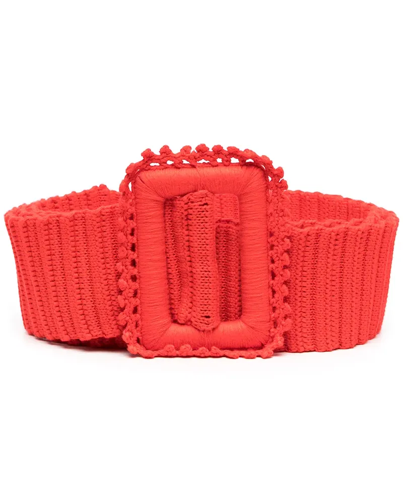 MSGM Gestrickter Gürtel - Rot Rot