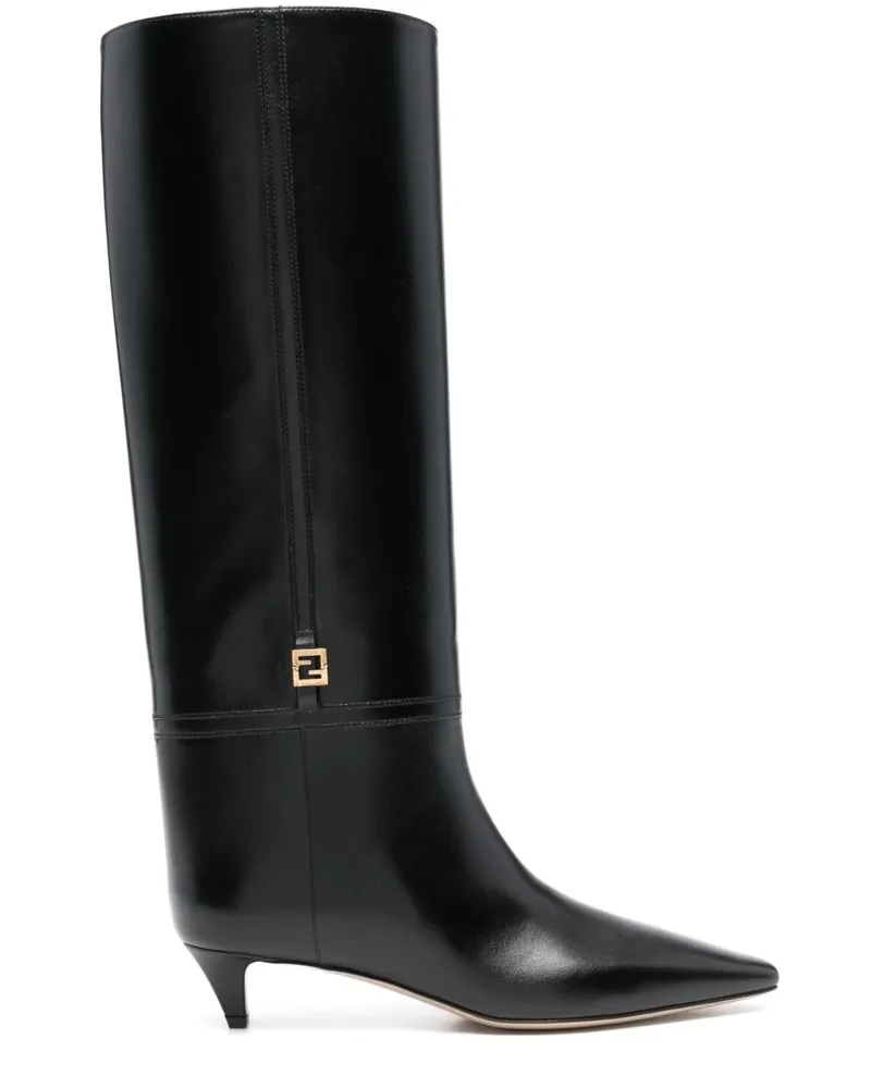 Fendi FFold Stiefel 45mm - Schwarz Schwarz