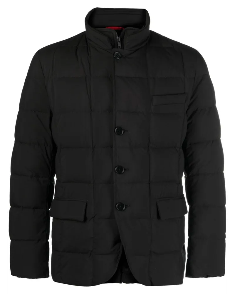 Fay Gefütterte Jacke mit Stehkragen - Schwarz Schwarz