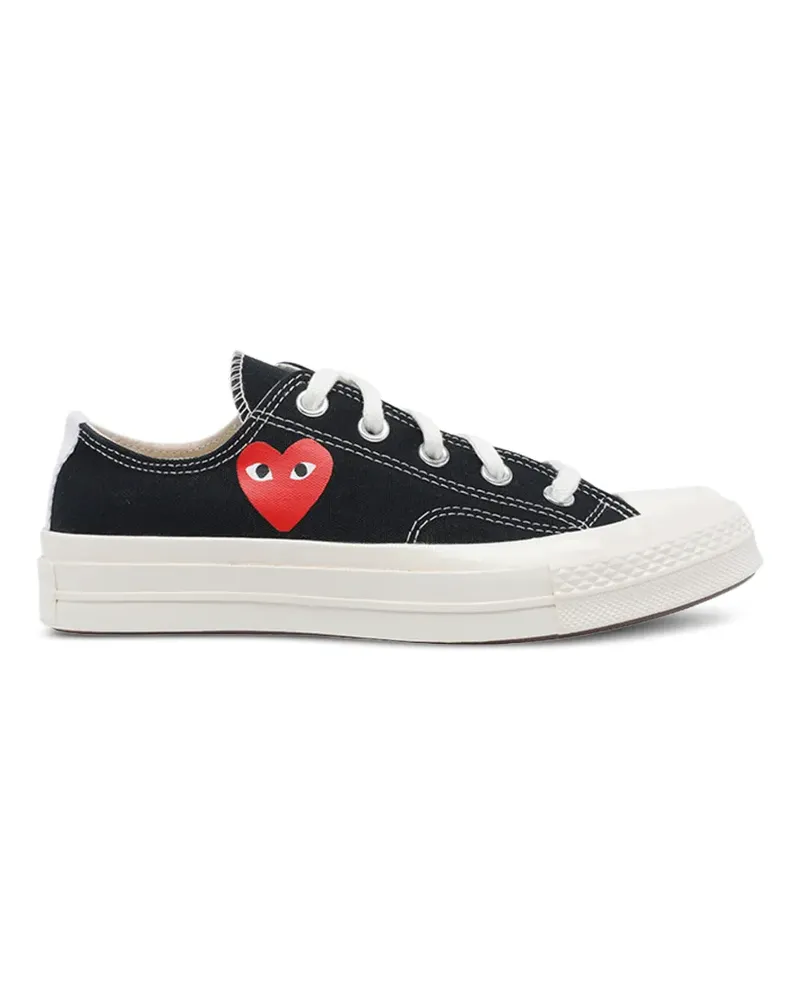Comme des Garçons Sneakers mit Herz-Logo - Schwarz Schwarz