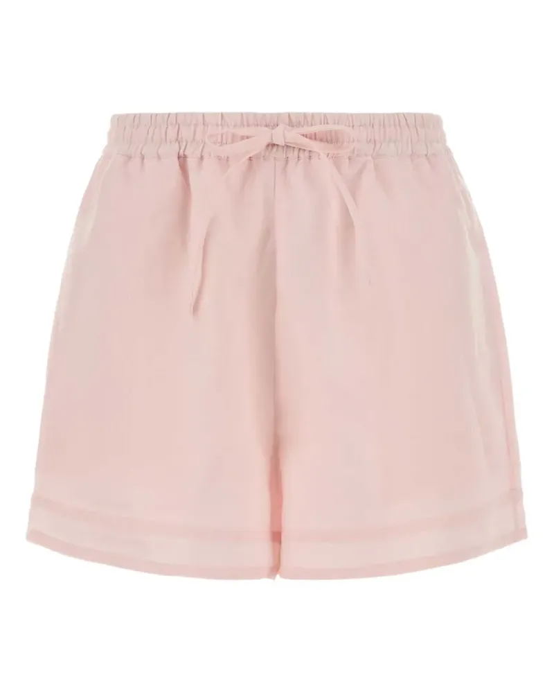Le Kasha 1918 drawstring-waist linen shorts - Rosa Rosa