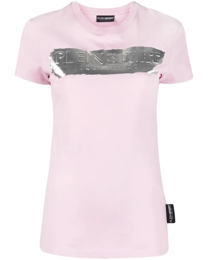 Philipp Plein T-Shirt mit Logo-Print - Violett Violett