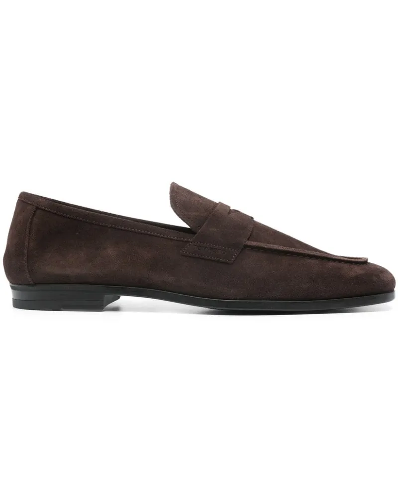 Tom Ford Penny-Loafer aus Wildleder - Braun Braun