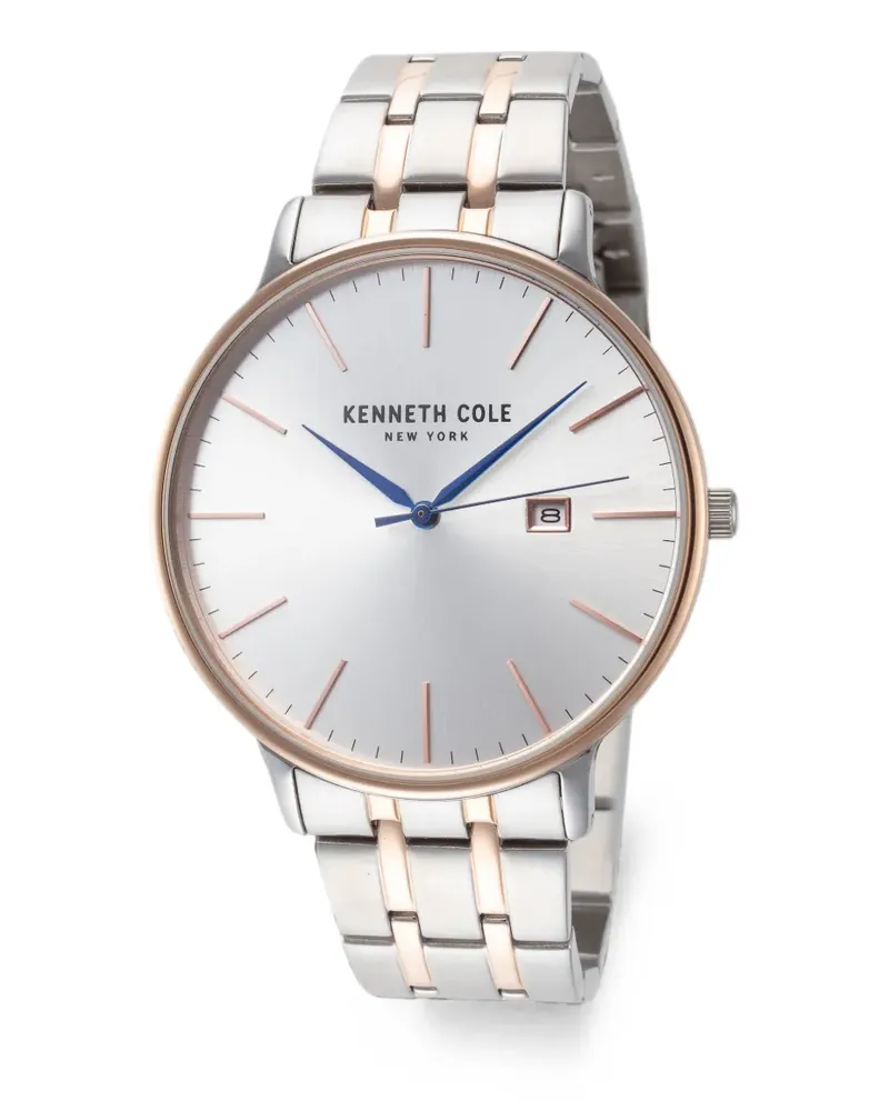 Kenneth Cole Date Window Armbanduhr 42mm - Silber Silber
