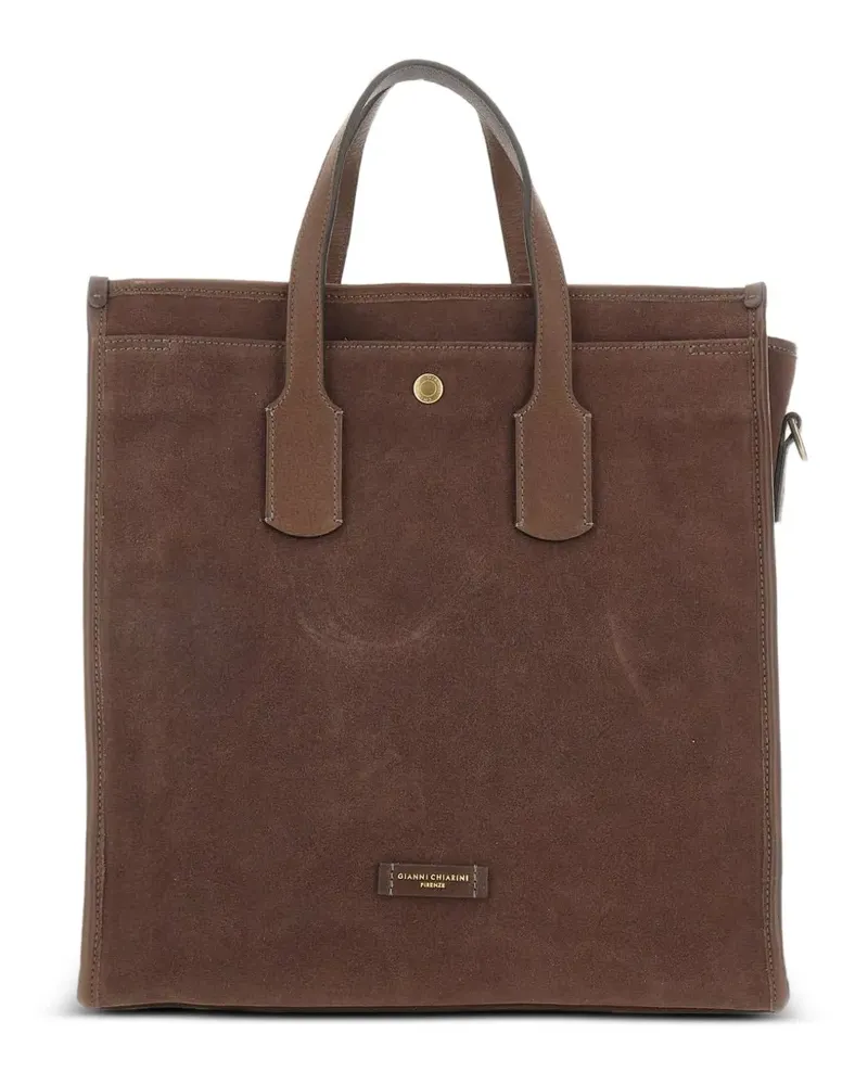 Gianni Chiarini Berlino Tote Bag aus Wildleder - Braun Braun