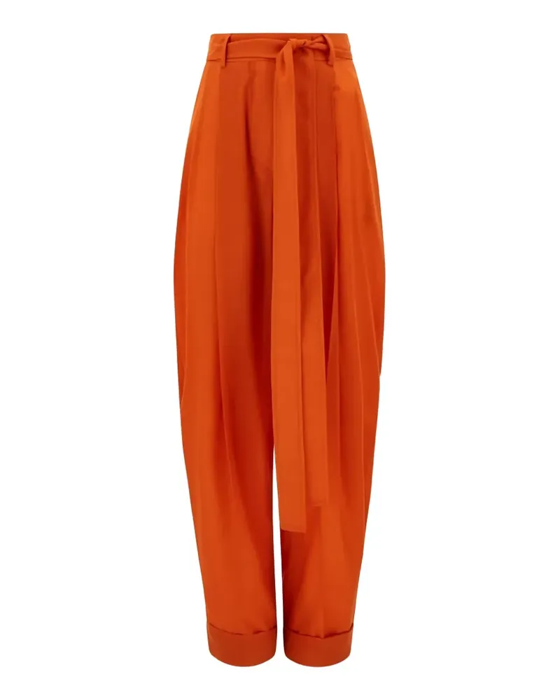 Ferragamo Hose mit weitem Bein - Orange Orange