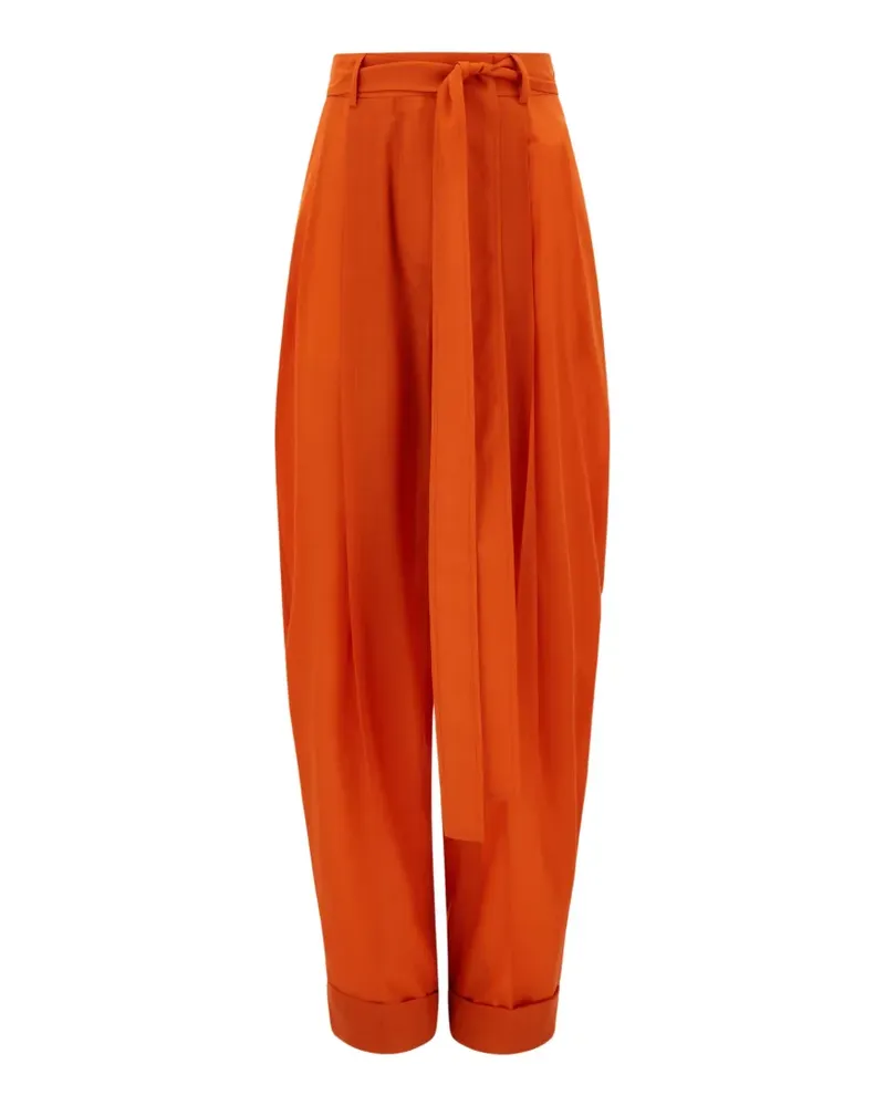 Ferragamo Hose mit weitem Bein - Orange Orange
