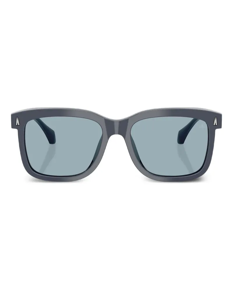 Moncler Valaire Sonnenbrille mit eckigem Gestell - Grau Grau