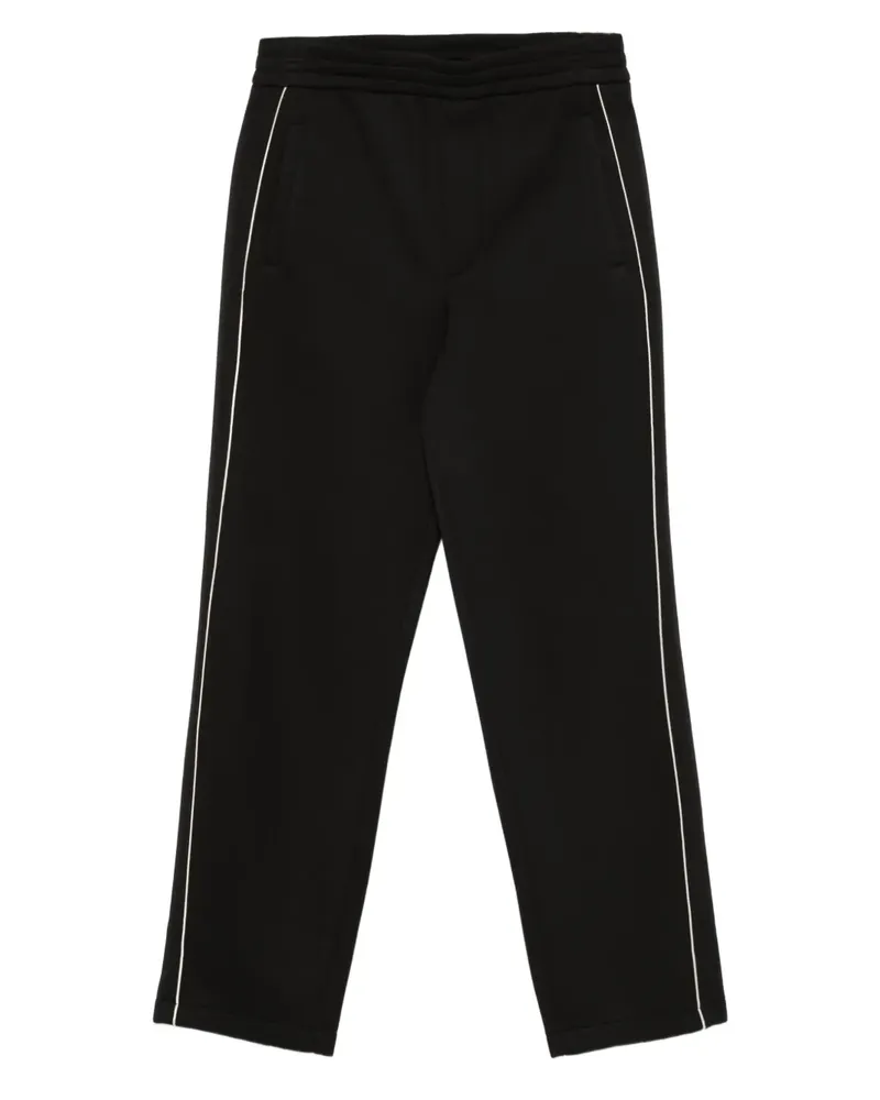 Emporio Armani Jogginghose mit seitlichen Paspeln - Schwarz Schwarz