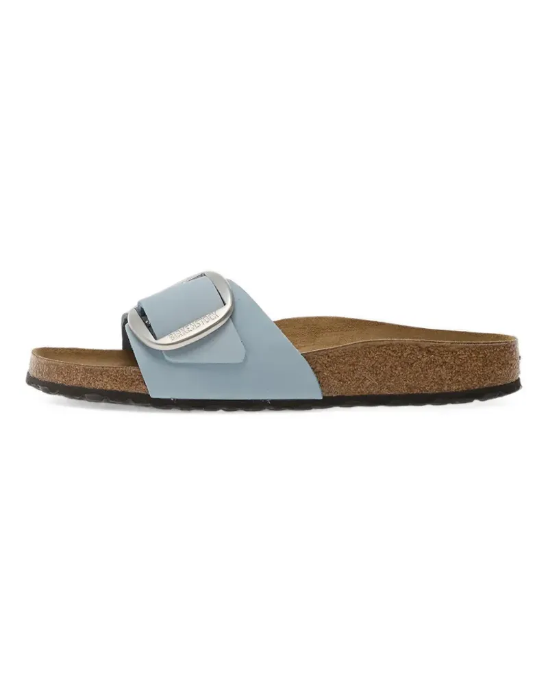 Birkenstock Madrid Big Buckle nubuck leather sandals - Blau Blau