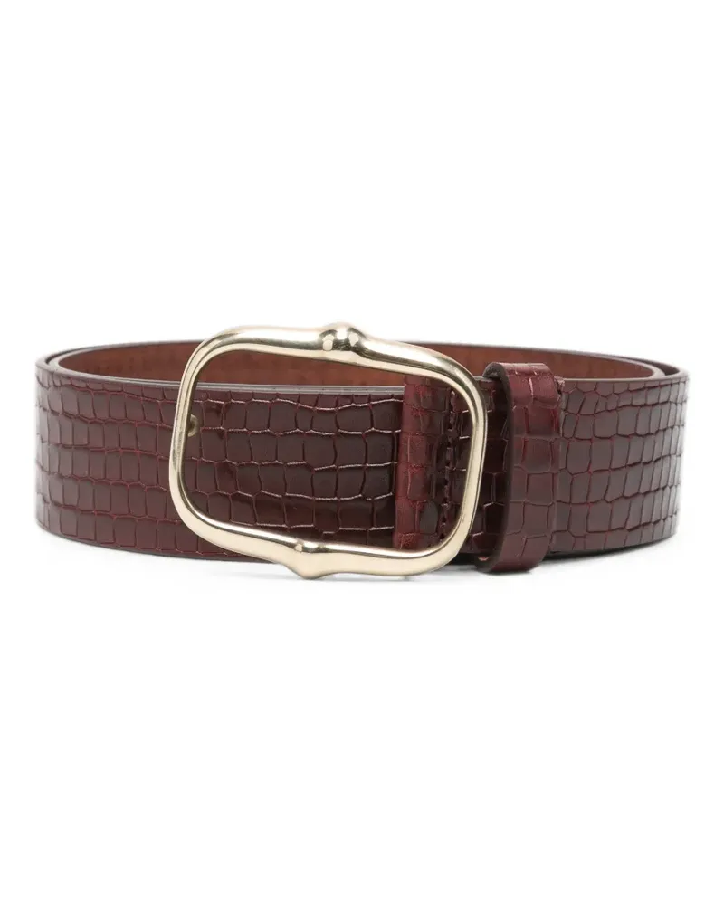 Isabel Marant croc-effect leather belt - Braun Braun